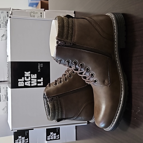 NIB Boathouse Men's BLACKWELL OLLIE Tan / Bronze Boots Size 8 - Picture 4 of 8